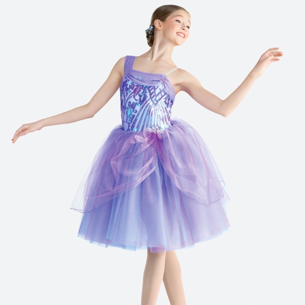Style RC24543 Revolution dancewear size SA in bright lavender. NWT! Ballet tutu!